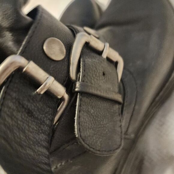 Black Riding Boots, Zip Back. Pink & Pepper Contra‎ Boots. 7M - Picture 6 of 12